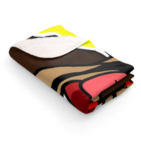 Mr. Heatcam Sherpa Fleece Blanket