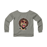 Mr. Heatcam Women's Sponge Fleece Wide Neck Sweatshirt