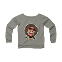 Mr. Heatcam Women's Sponge Fleece Wide Neck Sweatshirt