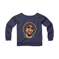 Mr. Heatcam Women's Sponge Fleece Wide Neck Sweatshirt