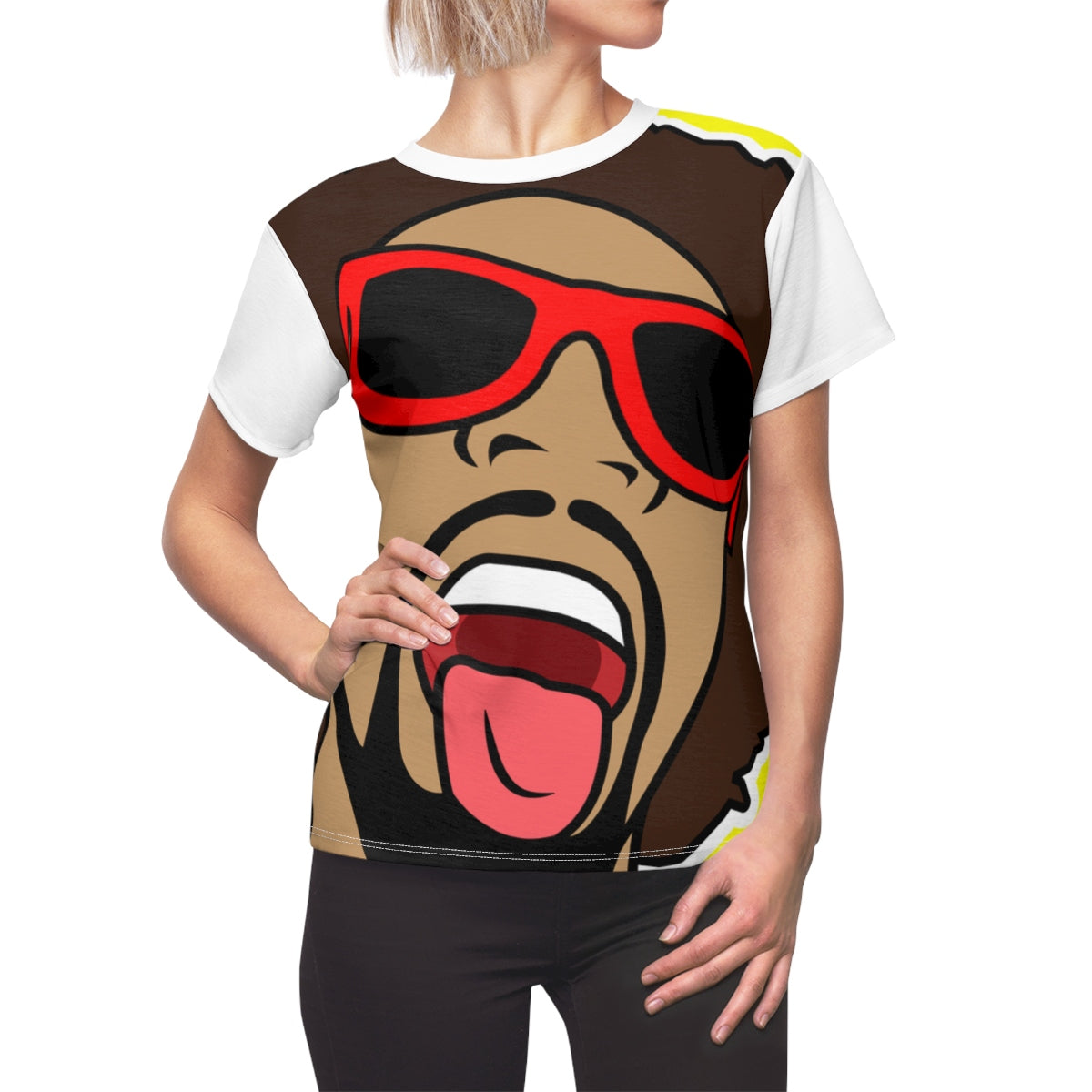 Mr. Heatcam Women's AOP Cut & Sew Tee
