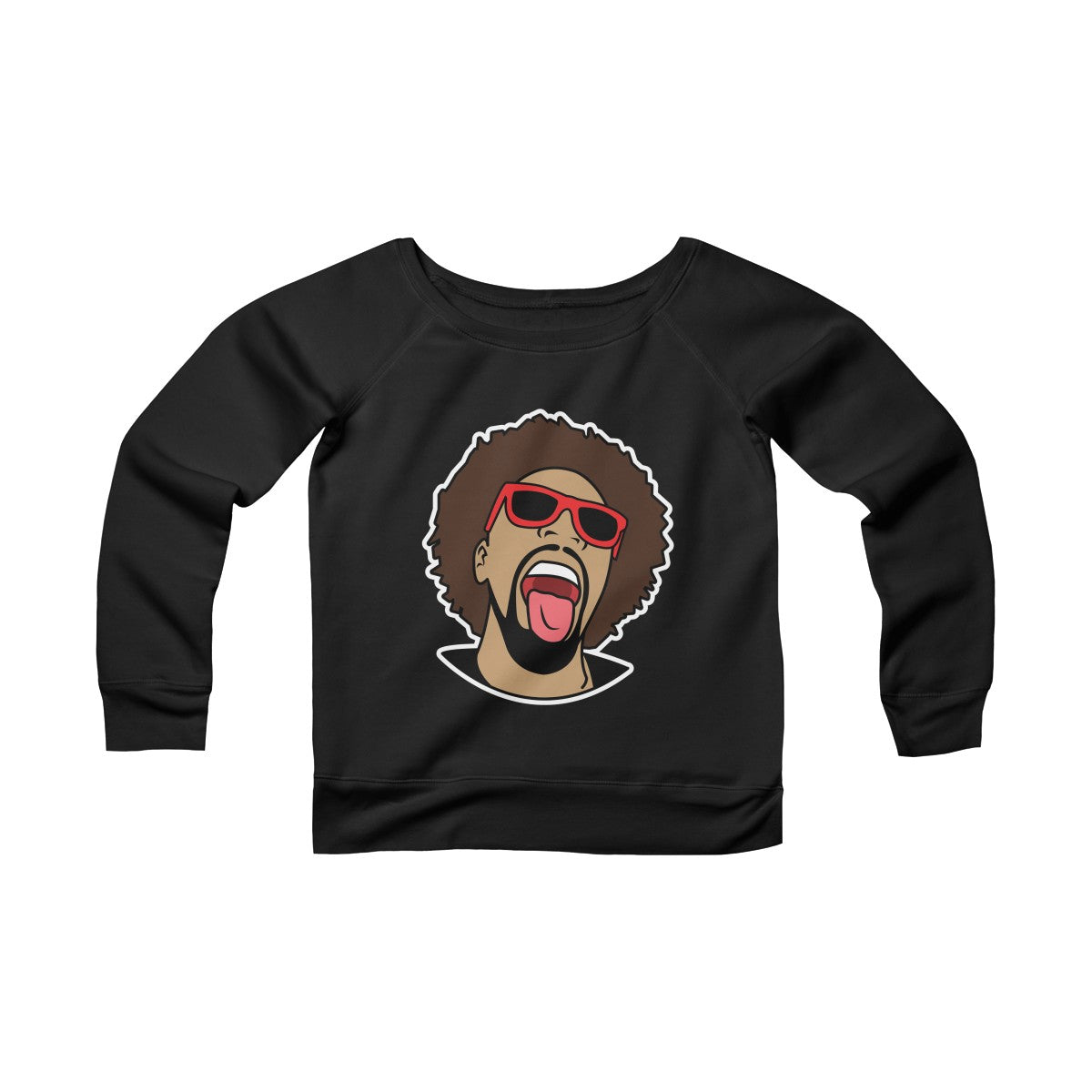 Mr. Heatcam Women's Sponge Fleece Wide Neck Sweatshirt