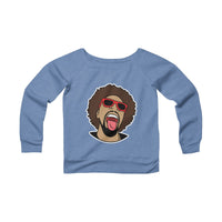 Mr. Heatcam Women's Sponge Fleece Wide Neck Sweatshirt