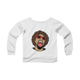 Mr. Heatcam Women's Sponge Fleece Wide Neck Sweatshirt