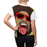 Mr. Heatcam Women's AOP Cut & Sew Tee