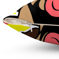 Mr. Heatcam Spun Polyester Square Pillow