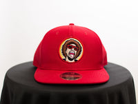 The Mr.Heatcam Red Mesh New Era Snapback (Vintage Logo)