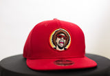 The Mr.Heatcam Red Mesh New Era Snapback (Vintage Logo)