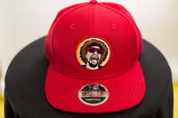 The Mr.Heatcam Red Mesh New Era Snapback (Vintage Logo)