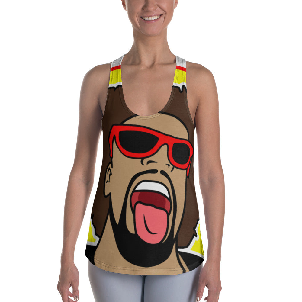 Mr. Heatcam AOP Women's Racerback Tank